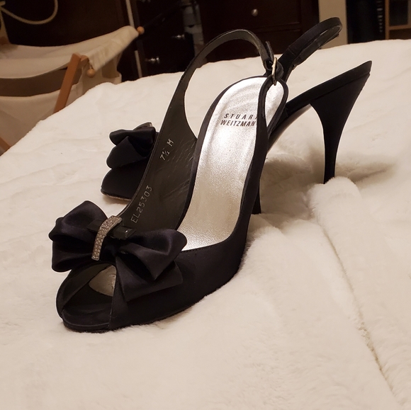 Stuart Weitzman evening sandals with stone accents - Picture 7 of 7